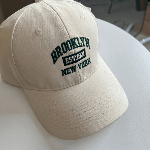 语森忆韩版刺绣帽子女百搭棒球帽男遮阳防晒帽显脸小鸭舌帽 3881常规码-绿色 M (56-58cm)