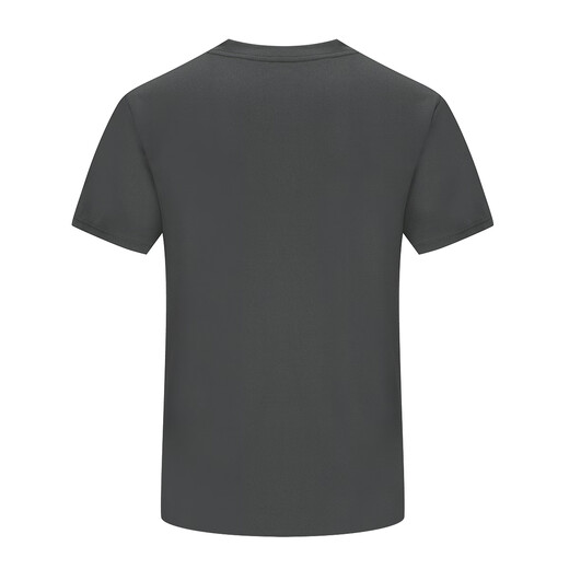 Adidas short-sleeved men's 2025 sports skin-friendly breathable fitness outdoor lightweight quick-drying T-shirt dark gray/light gray XL