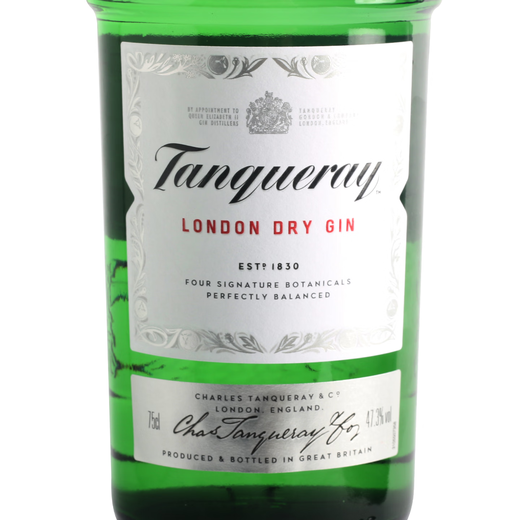 Tanqueray London Dry Gin Gin Tonic Base Gin Gin Alcool importé britannique cocktail sous licence Tanqueray Gin