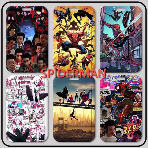 
Spider-Man Universe Miles Gwen Card Set Student Campus Cards Meal Cards Bus Cards Subway Cards with Lanyards [Hot Sale] Spider-Man z12348 [Card Sets + Long Lanyards]