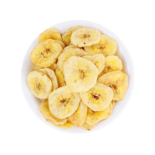 Bananenchips, großes Fass, knusprige, auf Holzkohle gegrillte Bananenchips, thailändischer und philippinischer Herkunft, getrocknete Früchte, getrocknete, knusprige Chips, gegrillte Bananenchips, 688 g x 1, in Dosen