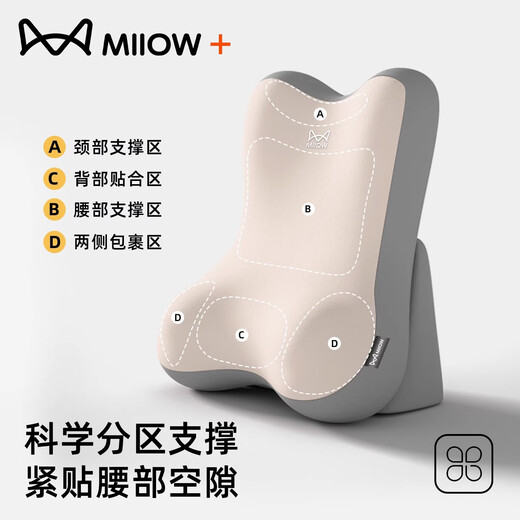 MiiOW bed reading pillow sofa cushion bedroom mobile phone backrest multi-functional neck and waist support back cushion