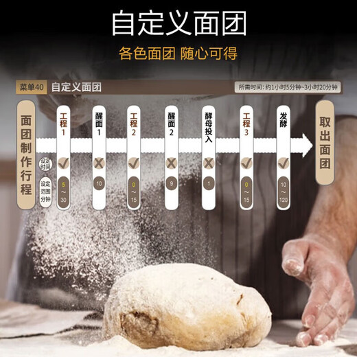 Panasonic Bread Machine Fully Automatic Dough Kneading Machine Home Bread Machine Multifunctional Intelligent Frequency Conversion Dough Mixer SD-MT1000 Toaster SD-MT1000 Customizable Menu