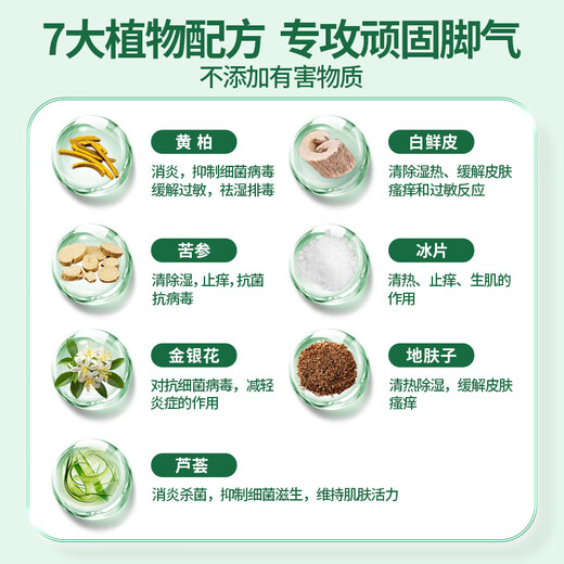 Chunchuntang Yunnan Herbal Athlete's Foot Spray Anti-itching Peeling Feet Odor Sweat Fungal Infection Blisters Feet Sore Antibacterial Spray