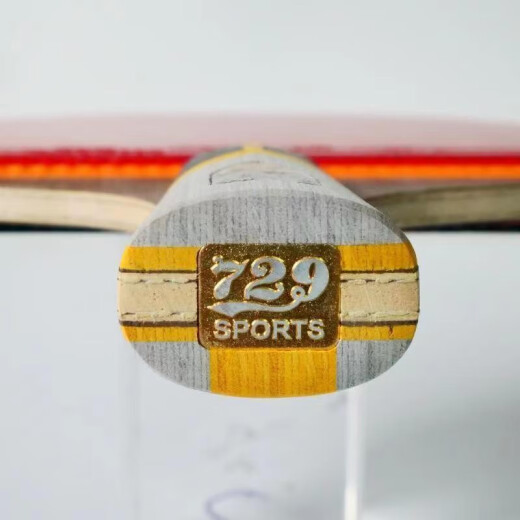 729 Table Tennis Racket Nine Star Gold Label 678 Estrella Muy estudiante Nivel deportivo TENIS TENIS RAQUETA SOLITA 6 estrellas Toco horizontal Manejo muy largo 1