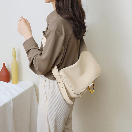 
AnySmic luxury bag 2025 new one-shoulder underarm bag fashionable crossbody bag light luxury large capacity genuine leather versatile bag black