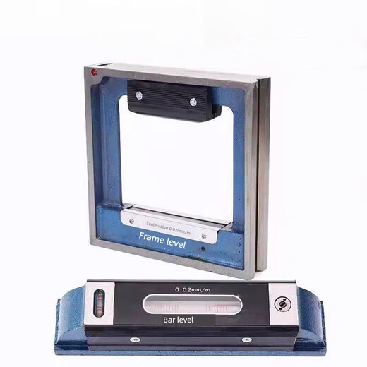 Oein industrial strip level frame level meter digital display level ruler fitter level 0.02mm high precision frame type 250 (0.02mm)