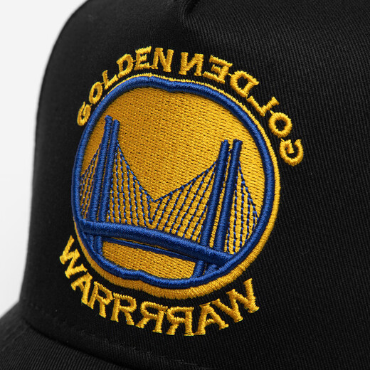 NEW ERA Summer New NBA Curved Brim Embroidered Baseball Hat Men's and Women's Outdoor Sun Hat Adjustable Hat Trendy Brand Golden State Warriors S OFA