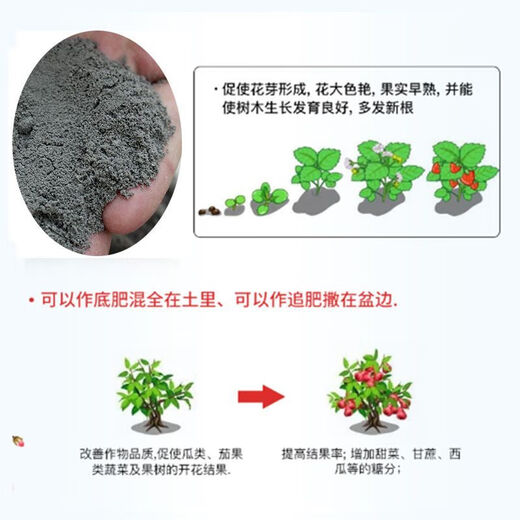 Phosphate fertilizer granules, superphosphate, flower-stimulating fertilizer, household fruit trees, vegetables, green plants, potted plants, general chemical fertilizer, phosphorus and potassium fertilizer, phosphate fertilizer 3Jin Jin is equal to 0.5 kg