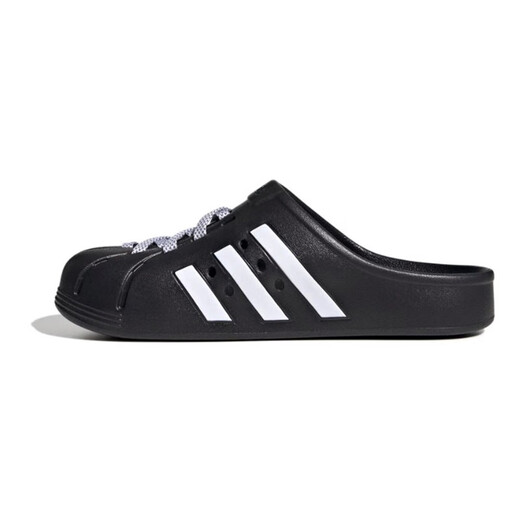 阿迪达斯 （adidas）2024夏季新款男女拖鞋舒适透气耐磨防滑凉鞋JH9848 JH9848 黑白 正品保证 假一罚三 39