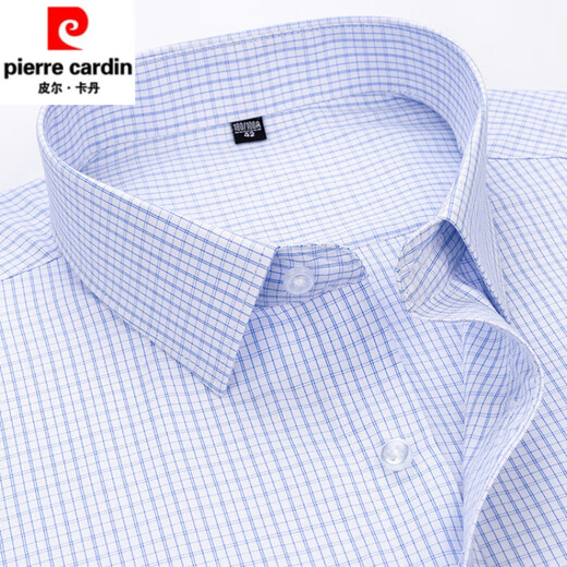 Pierre Cardin High-Ald 2025 Summer Nuevo algodón Camisa de manga corta Moda juvenil Algodón sólido Color sólido Coming Lingo DX6624 39