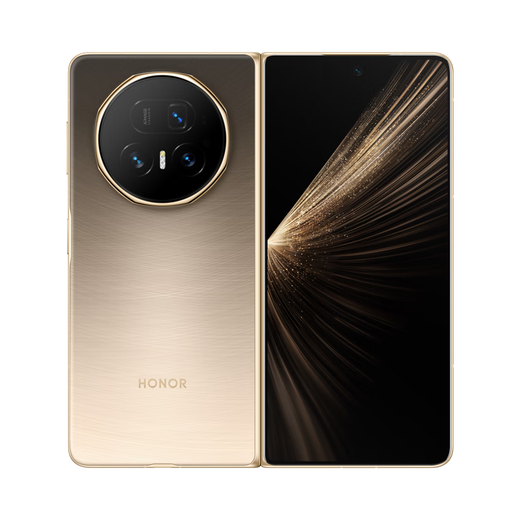 Honor Magic V5 new 5G folding screen mobile phone Honor mobile phone Dawn Gold 12GB+256GB official standard configuration