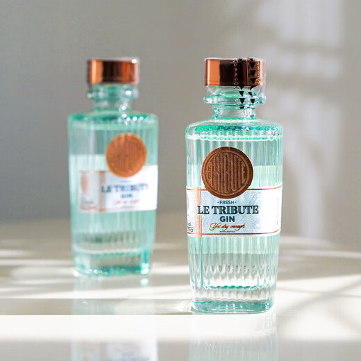 献礼（Le Tribute）金酒西班牙进口洋酒基酒 调酒基酒 gin酒琴酒 杜松子酒 节日礼物 献礼金酒50ML*1瓶【酒版】