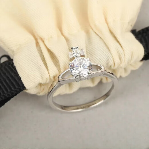 Vivienne Westwood (Vivienne Westwood) Queen Mother West Flagship Authentic Ring Female Saturn Classic Ring Couple Ring Gift Goddess Day Gift 6