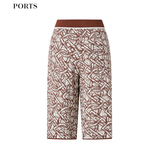 PORTS Women's 2025 Spring and Summer New Shorts LD8K900KKY002 Cocoa Dark Brown M (6)