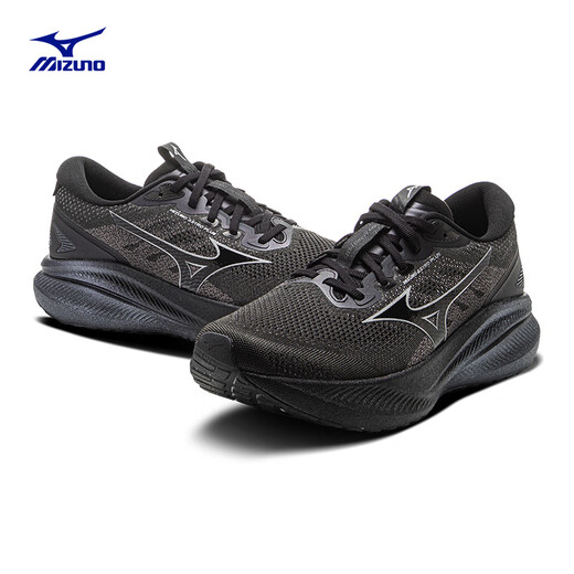 Mizuno advanced thick-soled rebound cushioning and stable running shoes ASTRO PLUS II 01/black 41 (265mm)