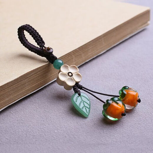 Yusenyi Shishi Ruyi mobile phone chain women's pendant anti-lost rope men's car key chain women's pendant Shishi Ruyi
