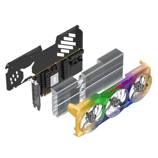 VSTARMOR AMD RADEON RX 9070 XT 16GB OC Super Alloy ULTRA Flagship Super Performance ARGB Lighting E-Sports Game AI Graphics Card