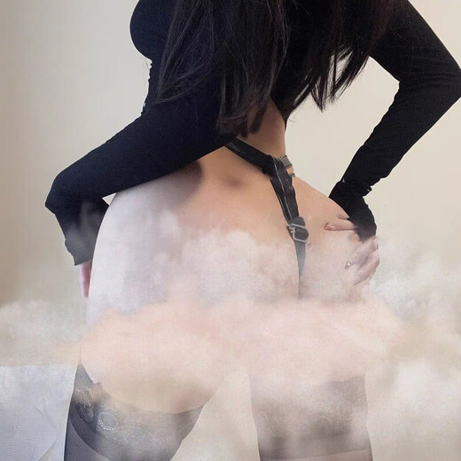 Locked flirting and training leather chastity pants women's underwear thong sexy underwear alternative toys black