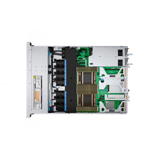 Dell PowerEdge R450 1U Rack Server Host de doble canal de alto rendimiento Base de datos de almacenamiento Virtualization Server 1 Silver Medal 4310 12 núcleos 2.1g 丨 Batería única 128g Memoria 4*4T EMPRISIO 丨 H755