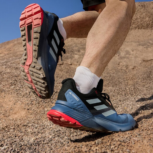 阿迪达斯（adidas）男鞋夏季新款TERREX户外登山鞋徒步鞋跑步鞋低帮越野休闲运动鞋 IH3880奇迹青灰 41