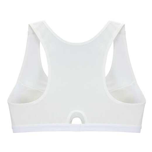 
Aimer kids adore girls half sugar milk skin girl one, two and three stage sports vest AJ115C671 three stage short vest mesh white 165