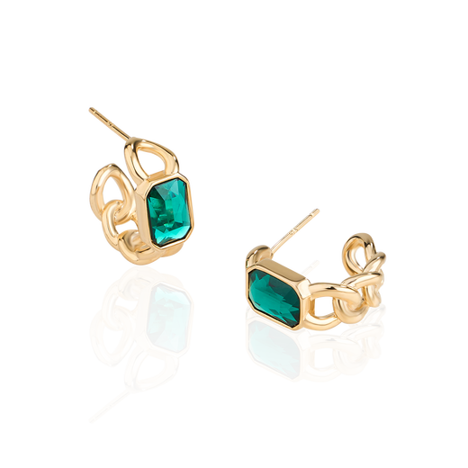 AJIDOU Ajidou earrings, the same style in offline malls, fashionable and simple crystal earrings, light luxury design, Chinese Valentine's Day gift