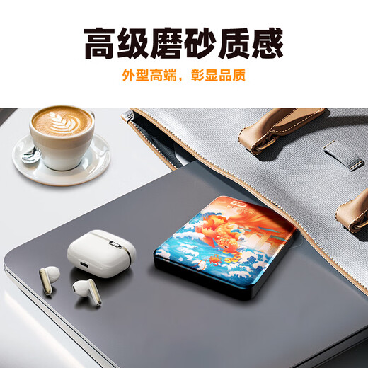 Western Digital (WD) 2TB mobile hard drive USB3.0 2.5-inch mechanical hard drive laptop external expansion large capacity storage painted custom model Li Yue Longmen