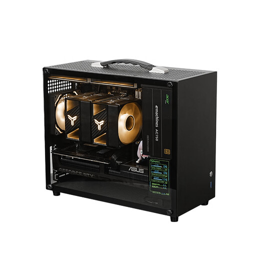 ASUS R5 9600X/RTX5060/RX9060XT/7500F/RX7650GRE high-end mini ITX desktop assembly computer host e-sports game live broadcast DIY complete machine configuration six丨9600X丨ASUS RTX5060