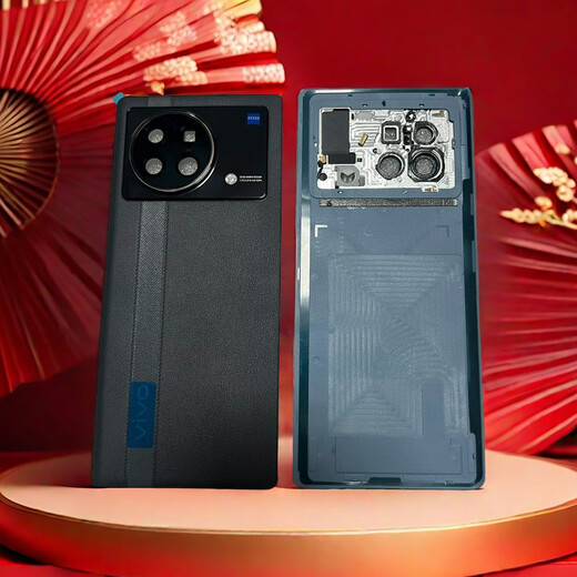 Vivo is suitable for VIVOXfold original back cover disassembly 99 new original mobile phone plain leather battery cover shell back shell rear screen xfold/xfold+ original back cover plain leather blue with frame
