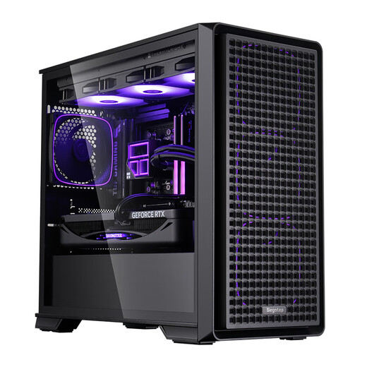 AMD Ryzen 5 9500F/RTX5060Ti/RX9060XT graphics card Delta mobile tile gaming desktop computer complete design editing DIY assembly machine kit Ryzen 5 9500F+RX9060XT | Configuration seven