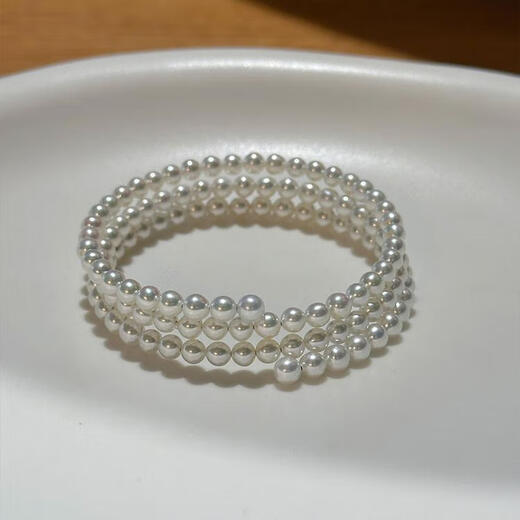 Youshu <Huanyu Galaxy> Aurora Freshwater Multi-layered Retro Japanese Imported Memory Elastic Circle Bracelet Natural Aurora Freshwater Pearl Bracelet 4-5mm
