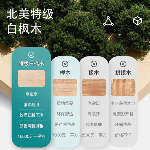 ELINA PILAES core bed official large equipment WR003 white maple Korean wooden flat bed fitness equipment Zen soft yoga bed (dark gray leather) Korean wooden flat bed