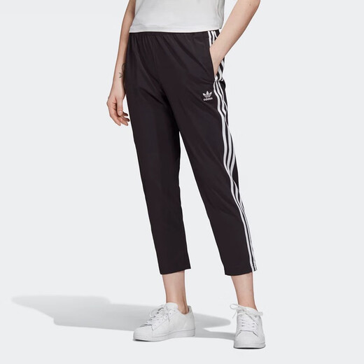 
Adidas (adidas) Clover Sport Pants Women's Pants Spring and Autumn Jogging Fitness Training Pants Breathable Casual Pants Trousers GK6169 Black XS -32