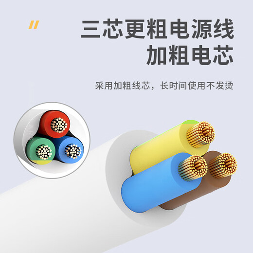 Sushi Helmo classic pure white color 2-position 2USB+Type-C socket/socket board/terminal board/pull line board 0.8m master control strip, suitable for home and office dual scenes