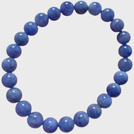 Natural Heart of the Ocean Ice Translucent Tanzanite Purple Sapphire Crystal Bracelet Tanzania Treasure A168 Approximately 5.8-6.4mm