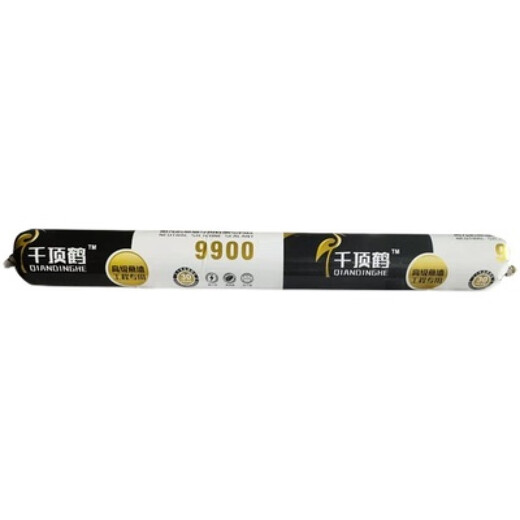 千顶鹤中性硅酮幕墙结构胶工程胶快干型防水外墙门窗阳光房玻璃胶 9900黑色20支(阳光房幕墙30年)