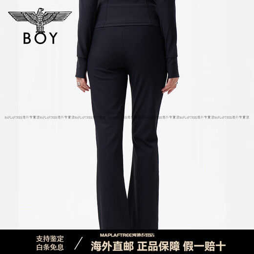 Boy London Spring and Summer Women's Simple Black Slim Elastic pantoss W15901 Black XS