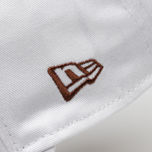 NEW ERA summer MLB NY cherry blossom embroidery trendy brand large label men's and women's hat curved brim baseball hat white S OFM