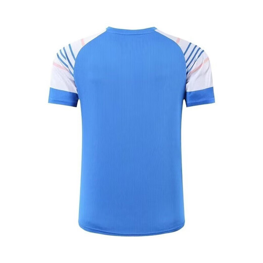 Yonex Summer Badminton Uniforme 2025 Nuevo competencia Hombres y mujeres corriendo Uniforme de entrenamiento de secado rápido y transpirable 6296B Blue Women's Top 4xl