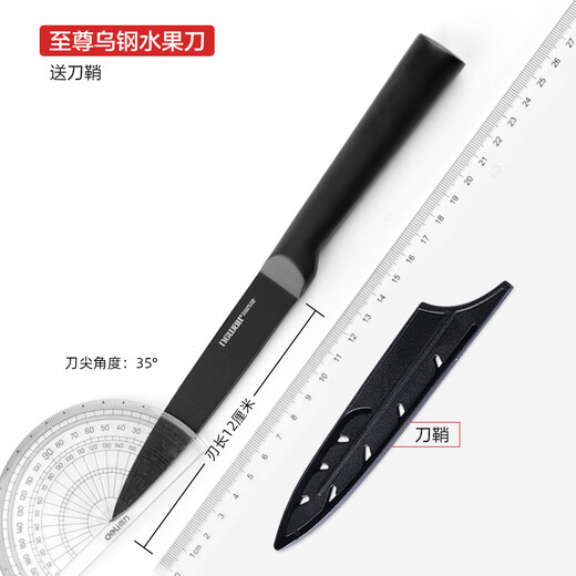 维艾（Newair）水果刀不锈钢家用削皮刀加长切西瓜刀具套装厨房菜刀德国便携小刀