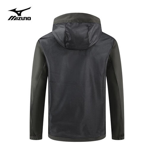 Mizuno Outdoor Jacket Men's Hooded Jacket Three-in-One Jacket Windproof Warm Couple Mountaineering Suit Black L