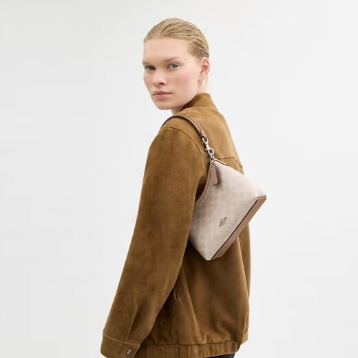 COACH Women's Bag Luxury Shoulder Crossbody Handbag Valentine's Day Gift Sand/Taupe CBH15SVPWH