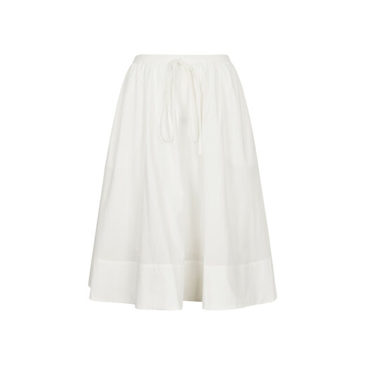 Jessy line2025夏季专柜款 杰茜莱白色中长款半身裙女 524112716 白色 XS