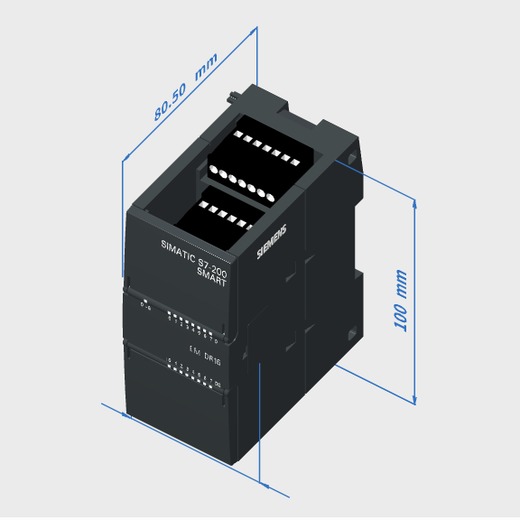 Siemens 6ES72882DR160AA0 PLC module controller SIMATIC S7-200 SMART, digital input/output SM DR16,