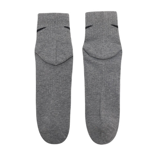 Nike (NIKE) Nike socks genuine men's socks and women's socks summer sports shark pants long socks mid-length high-tissue towel bottom thickened socks SX7677-964 four-season three pairs L/26-28 cm/42-46 size