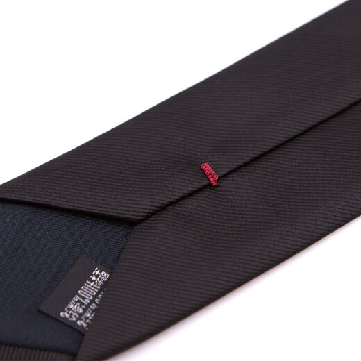 Impression blue zipper tie men's formal work business easy-to-pull tie Korean version 6CM lazy daily casual multi-purpose narrow tie black