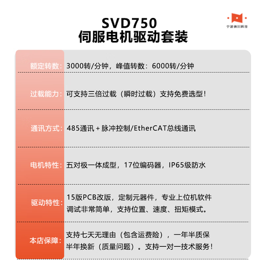Yue Changsheng 400/750 watt AC servo motor driver set 60/80 high precision and cost-effective 3000 400W servo set-60 axis 1.3N3000 rpm 3 meters without brake (conventional)