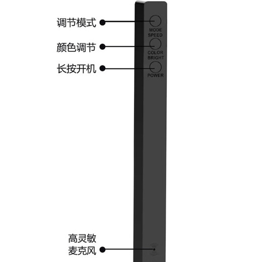 Intelligent Noise Reduction Voice Controlled Car Music Audio Rhythm Light Car Interior Decoration RGB Colorful Voice Controlled Pickup Light Home E-Sports Desktop Ornament Music Ambience Light L021 Rechargeable Model-2 Pack Pickup Rhythm + Various Colorful Modes