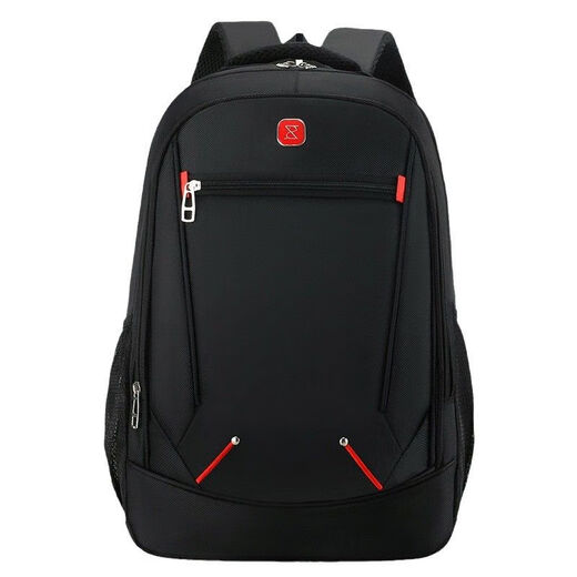 Mochila de alta gama Gran capacidad Men y mujeres Viajes universales y estilo casual 2024 Nuevo modelo negro 9905 [RESISTENTE DE DESEJO ENGRESADO ENCENDIDO] 16 pulgadas [32*14*48cm]